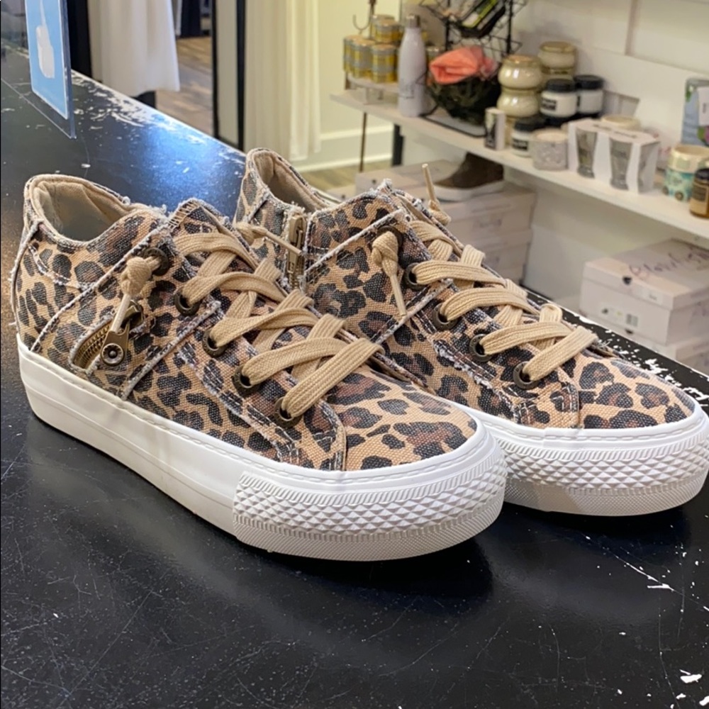 Brand new cheetah print Blowfish sneakers